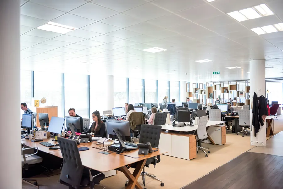 Berater im Gespräch in einem Büro